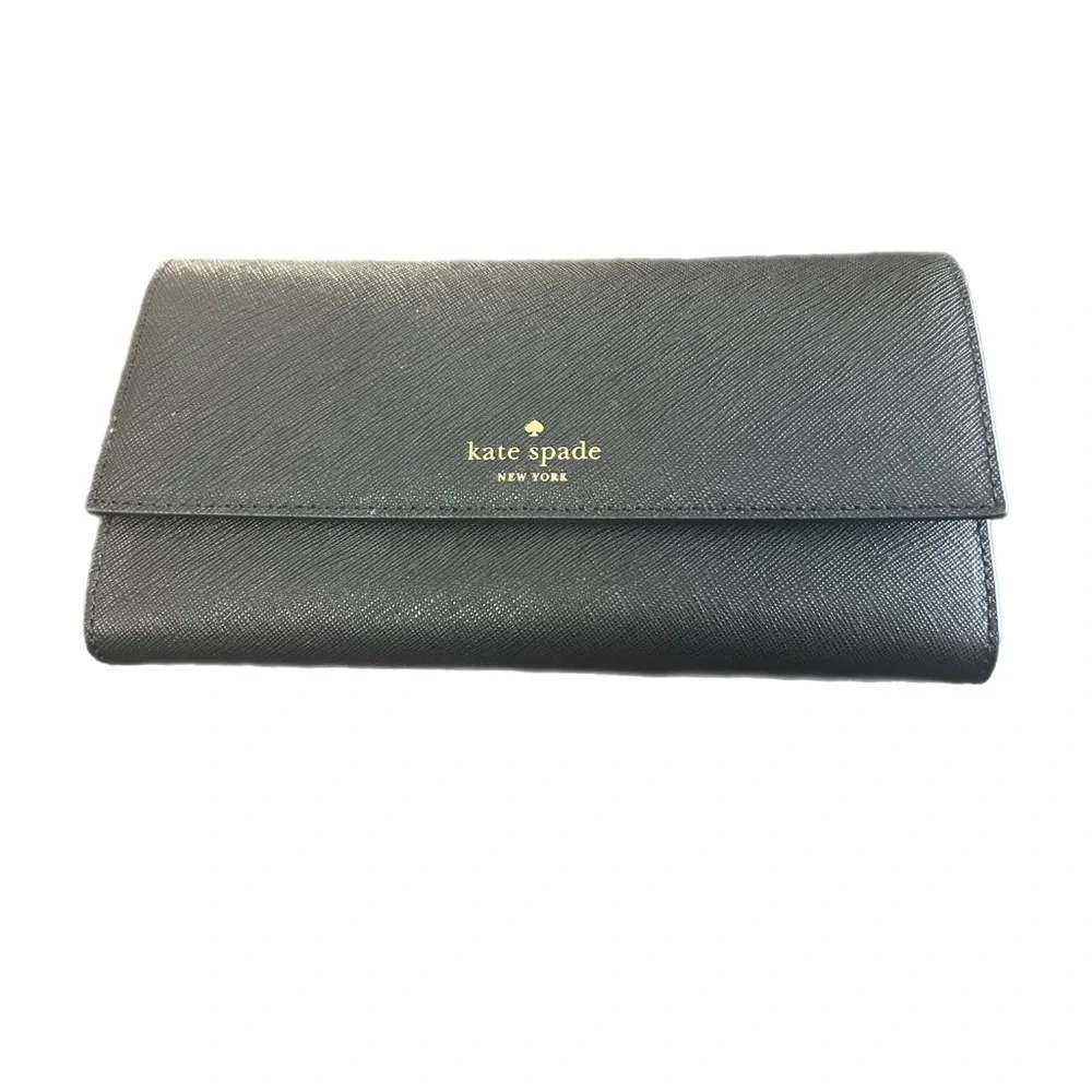 Kate Spade Rectangular Noir Wallet w/Cell Phone Holder